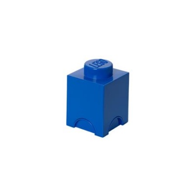 Tárolódoboz, szögletes, LEGO, kék